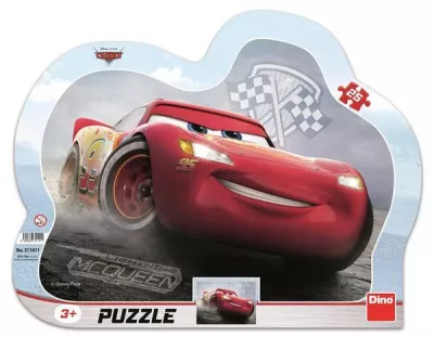 Puzzle cu rama - Cars 3: Fulger McQueen (25 piese)