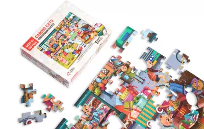 Puzzle cu surprize - Goodygum (100 piese)