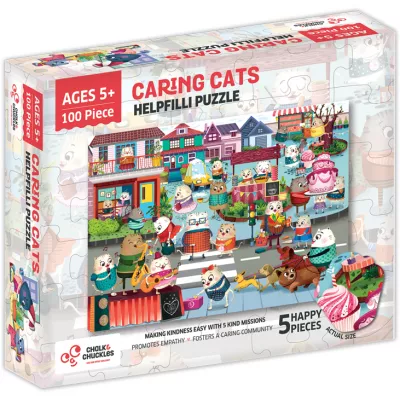 Puzzle cu surprize - Helpfilli (100 piese)