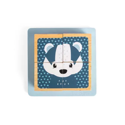 Puzzle cubic - Animalute vesele