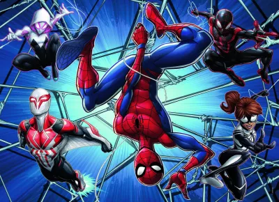 Puzzle de colorat - Spiderman (60 de piese)