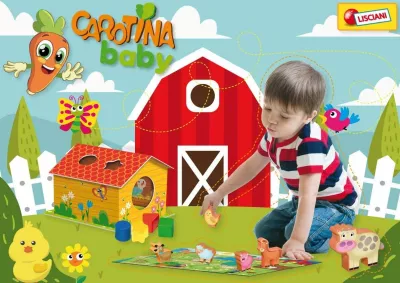 Puzzle de podea - Ferma cu surprize (12 piese)