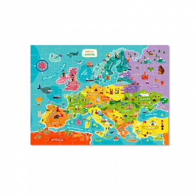 Puzzle - Descopera Europa (100 piese)