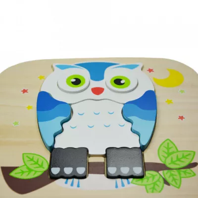 Puzzle in relief - Bufnita - Jumini