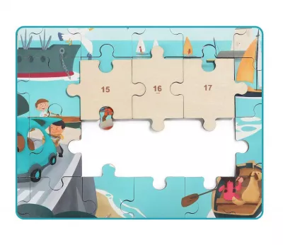 Puzzle din lemn - Vaporas