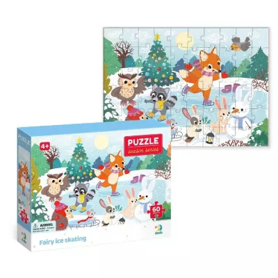 Puzzle - La patinoar (60 piese)