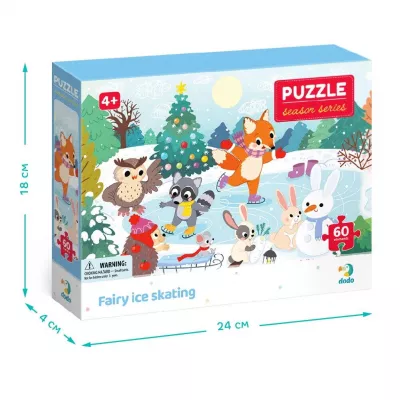 Puzzle - La patinoar (60 piese)