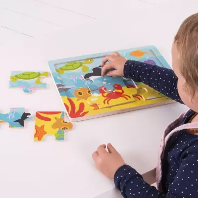 Puzzle - Lumea acvatica - BigJigs