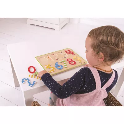 Puzzle mare - Numere 0 - 9 - BigJigs