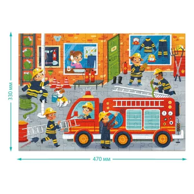 Puzzle meserii - Pompier (150 piese)