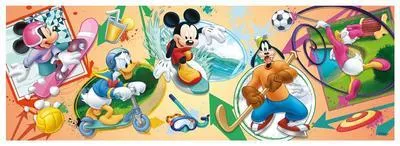 Puzzle - Mickey si prietenii la ora de sport (150 piese)
