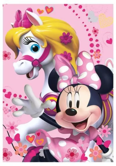 Puzzle - Minnie si calutul (200 piese)