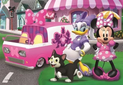 Puzzle - Minnie si Daisy (48 piese)