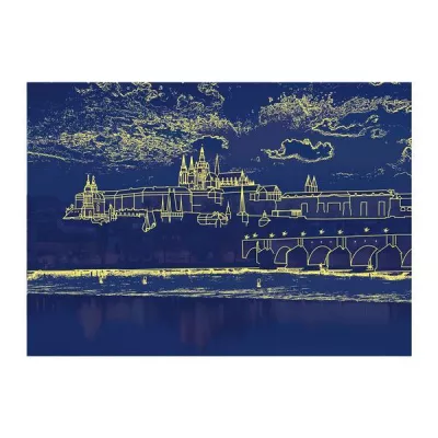 Puzzle Neon - Castelul Praga (1000 piese)