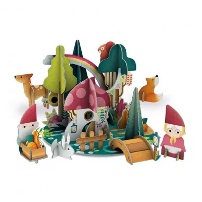 Puzzle 3D - Padurea piticilor