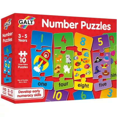 Puzzle cu numere (3 piese)