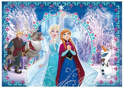 Puzzle de colorat - Frozen (250 piese)