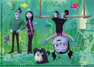 Puzzle de colorat - Vampirina (24 piese)