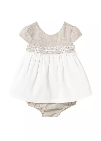 Rochie + chilotei - Bej - Mayoral  4-6 luni