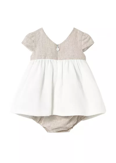 Rochie + chilotei - Bej - Mayoral  4-6 luni