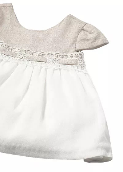 Rochie + chilotei - Bej - Mayoral  4-6 luni