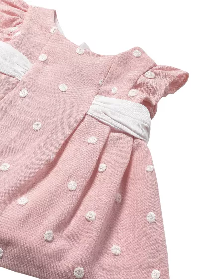 Rochie + chilotei - Brodata - Mayoral  2-4 luni