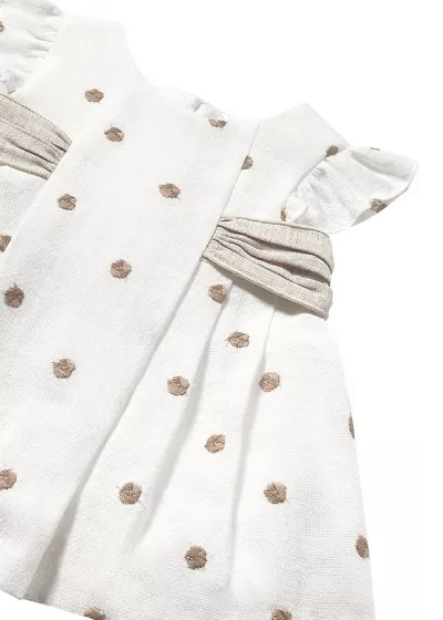 Rochie + chilotei - Brodata - Mayoral  4-6 luni