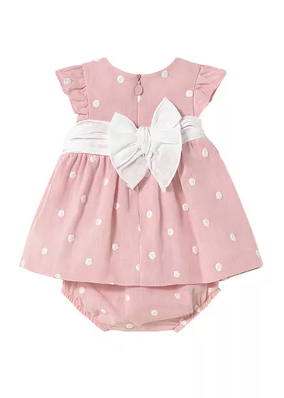 Rochie + chilotei - Brodata - Mayoral  6-9 luni