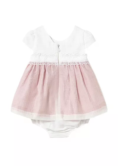 Rochie + chilotei - Roz - Mayoral  12 luni