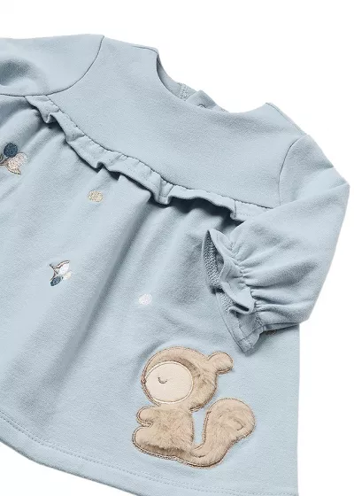 Rochie - veverita - bleu - Mayoral 18 luni