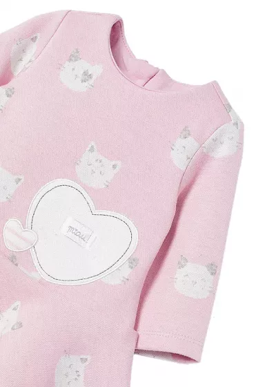 Rochie + bentita - Pisici - ECOFRIENDS - Mayoral 1-2 luni
