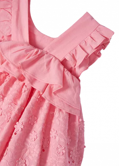 Rochie brodata + chilotel - Mayoral  24 luni