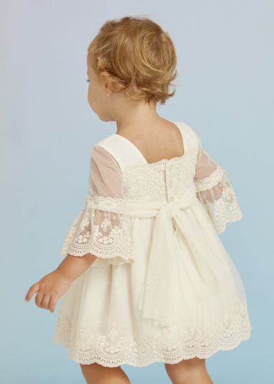 Rochie Broderie Bej Ceremonie - Abel & lula 18 luni