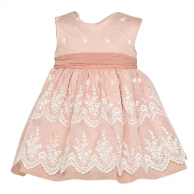 Rochie Broderie Rosa Ceremonie - Abel & lula 2 ani