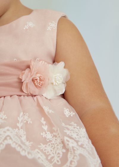 Rochie Broderie Rosa Ceremonie - Abel & lula 2 ani