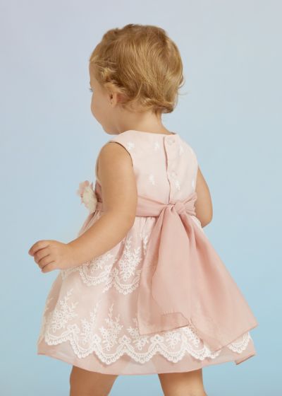 Rochie Broderie Rosa Ceremonie - Abel & lula 2 ani