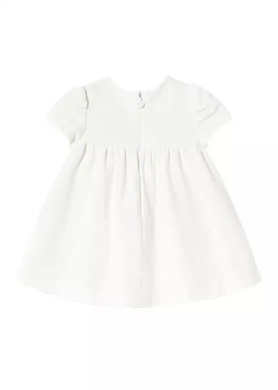 Rochie catifea - alb - Mayoral  2-4 luni