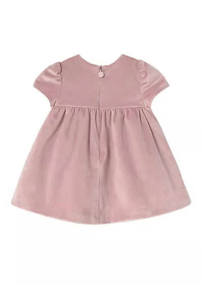 Rochie catifea - roz pal - Mayoral  18 luni