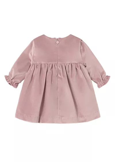 Rochie catifea - roz perlat - Mayoral  18 luni
