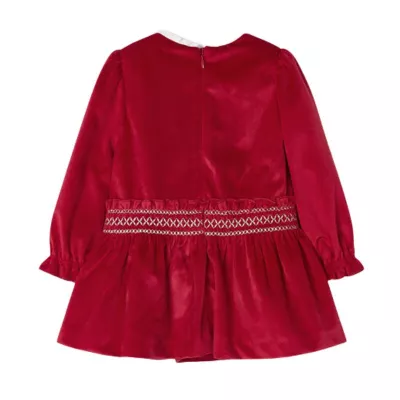 Rochie catifea fagure de miere - Mayoral 18 luni