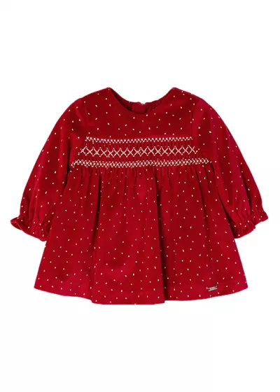 Rochie catifea - Rosu - Mayoral