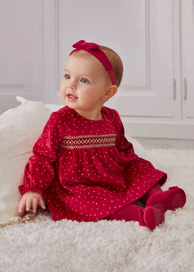 Rochie catifea - Rosu - Mayoral