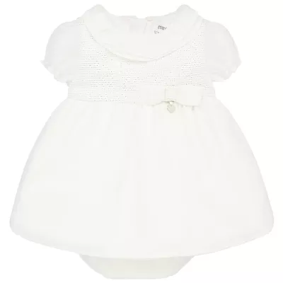 Rochie ceremonie cu chilotei - crem - Mayoral