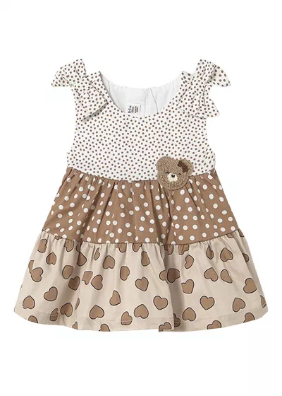 Rochie combinata - volane - Mayoral 18 luni