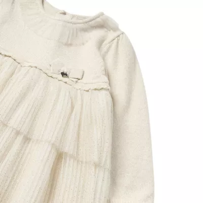Rochie  combinatie tricot si tul nou-nascut  - Mayoral 36 luni (98 cm)