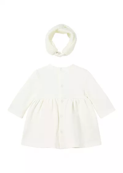 Rochie cu bentita - alb murdar - Mayoral 2-4 luni
