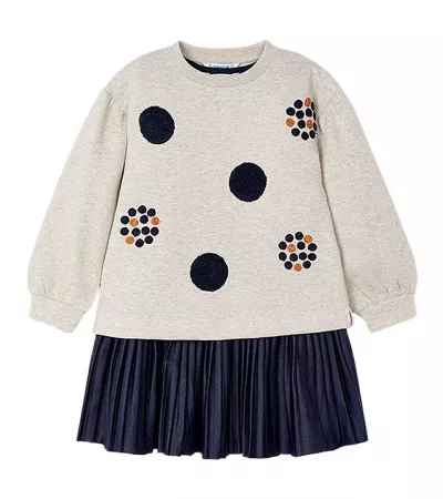 Rochie cu bluza - bleumarin - Mayoral  8 ani