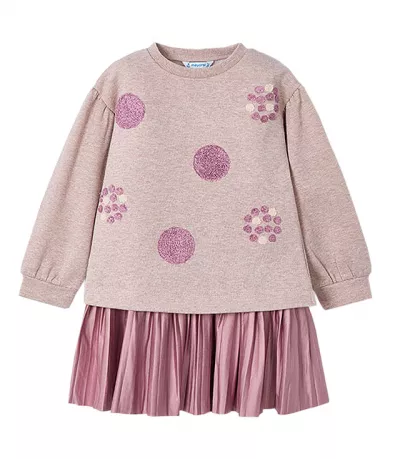 Rochie cu bluza - roz - Mayoral  5 ani