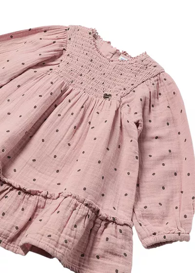 Rochie cu buline - roz - Mayoral  36 luni