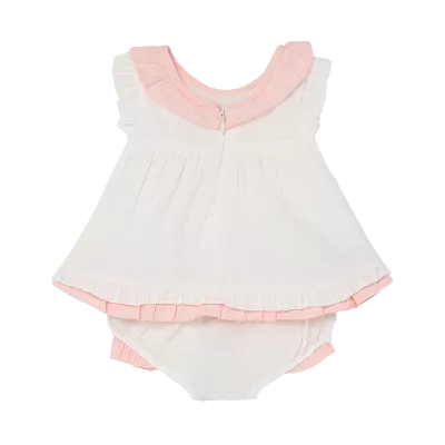Rochie cu chilotei si caculita - Mayoral 2-4 luni